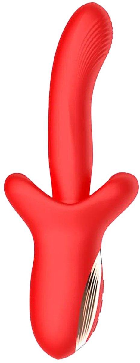 IY - Vyron - Stotende & Knabbelende Vibrator - Rood