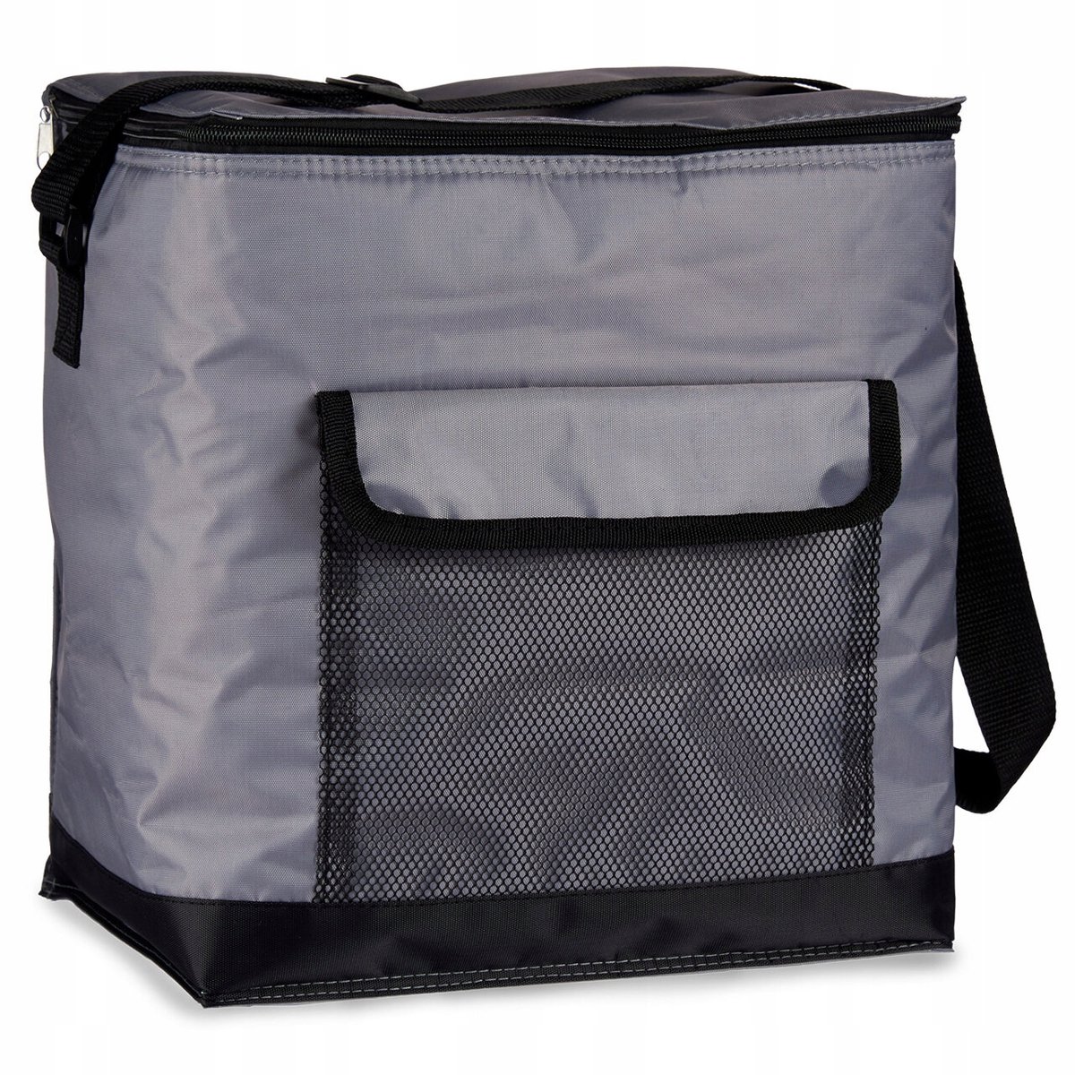 Grijze Thermische Picknicktas 22L - PEVA Isolatie, 31x23x33cm