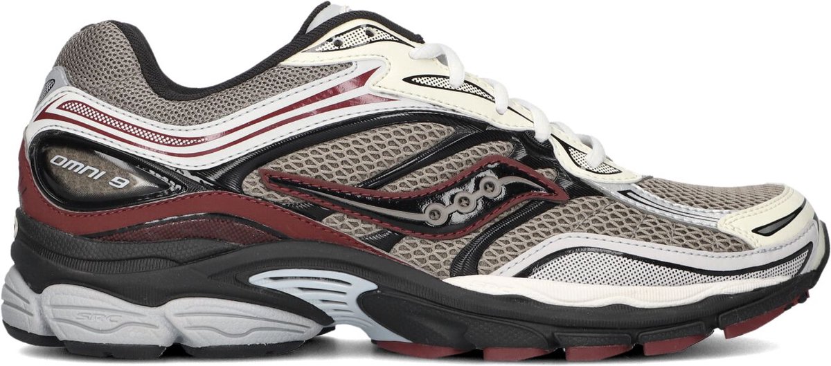 Saucony Progrid Omni 9 H Sneakers - Mesh - Heren - Grijs - Maat 45
