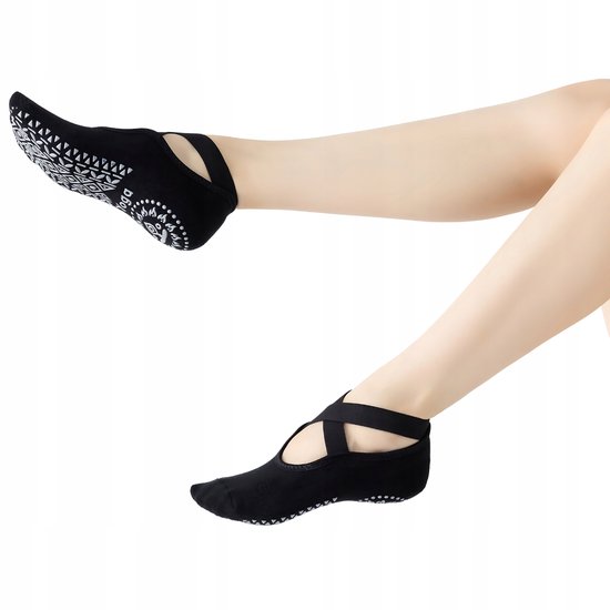 Dames antislipsokken voor yoga, dans en ballet - 2 paar — afbeelding 4