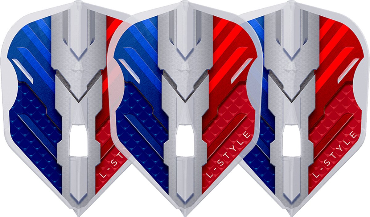 L-Style L3 Pro V-Series V1 France Type B Clear White - Dart Flights