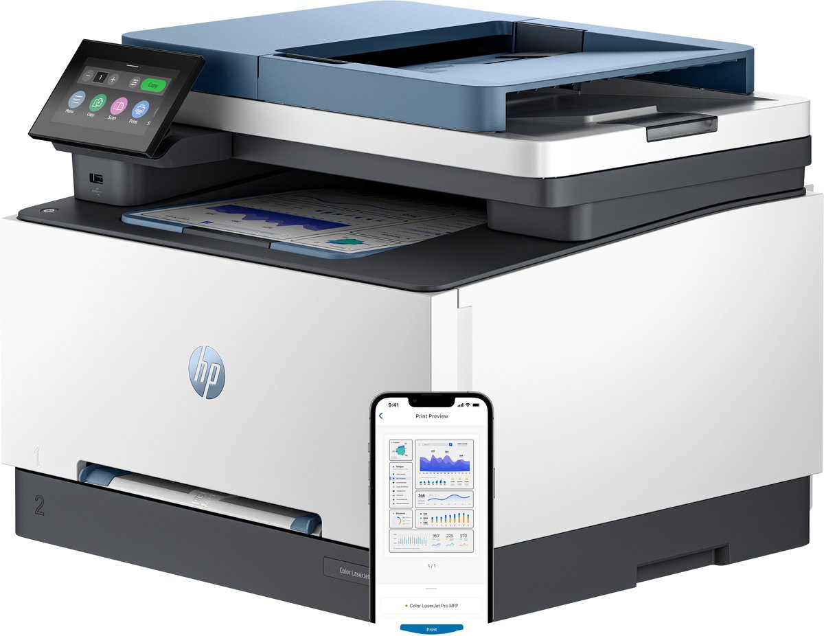 HP Color LaserJet Pro MFP 3302fdwg A4, 25S. Col, MF, Fax, Duplex, WLAN