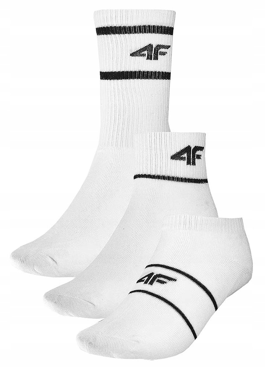 4F Katoenen Sokken Set 3 Paar Sport & Casual Multicolor