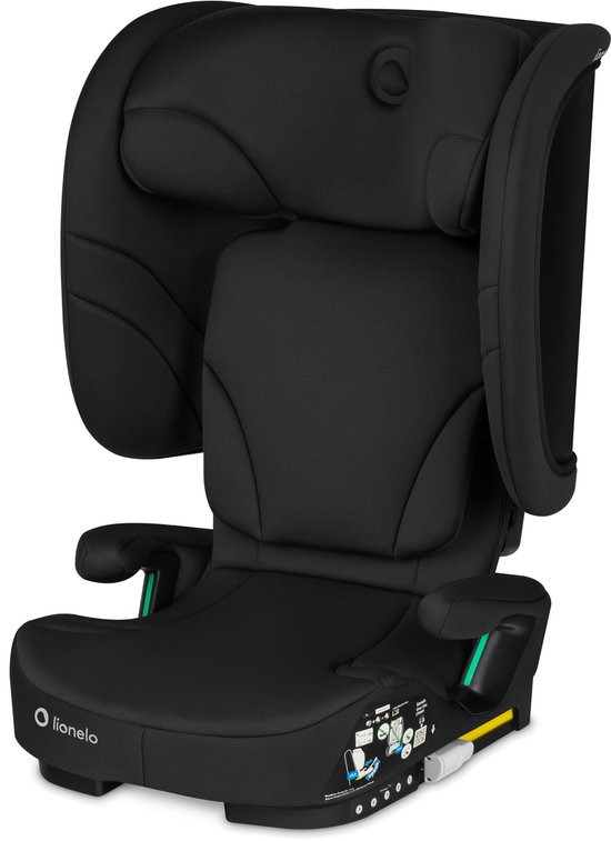 Lionelo Orin Autostoel ISOFIX - Opvouwbaar Autostoeltje 100-150 cm (3,5-12 jaar / 15 tot 36 kg / Groep 2 3) - 14-standen Hoofdsteun - 4-standen Rugleuning - Licht & Compact - Inclusief Bekerhouder & Transporttas - Kinderzitje i-Size Reis van Merkloos — afbeelding 5