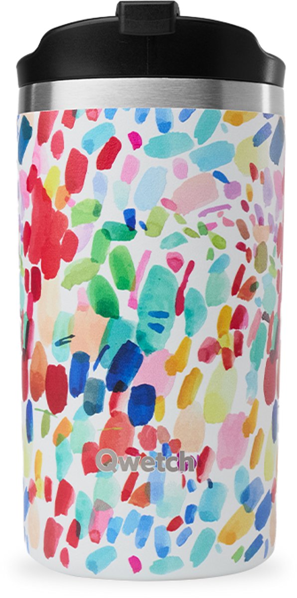 Qwetch - Travel Mug isotherm - Arty- 350ml