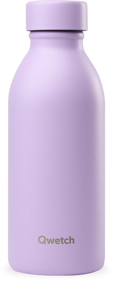 Qwetch - Isothermische fles - Icon Pastel Lavendel- 500ml