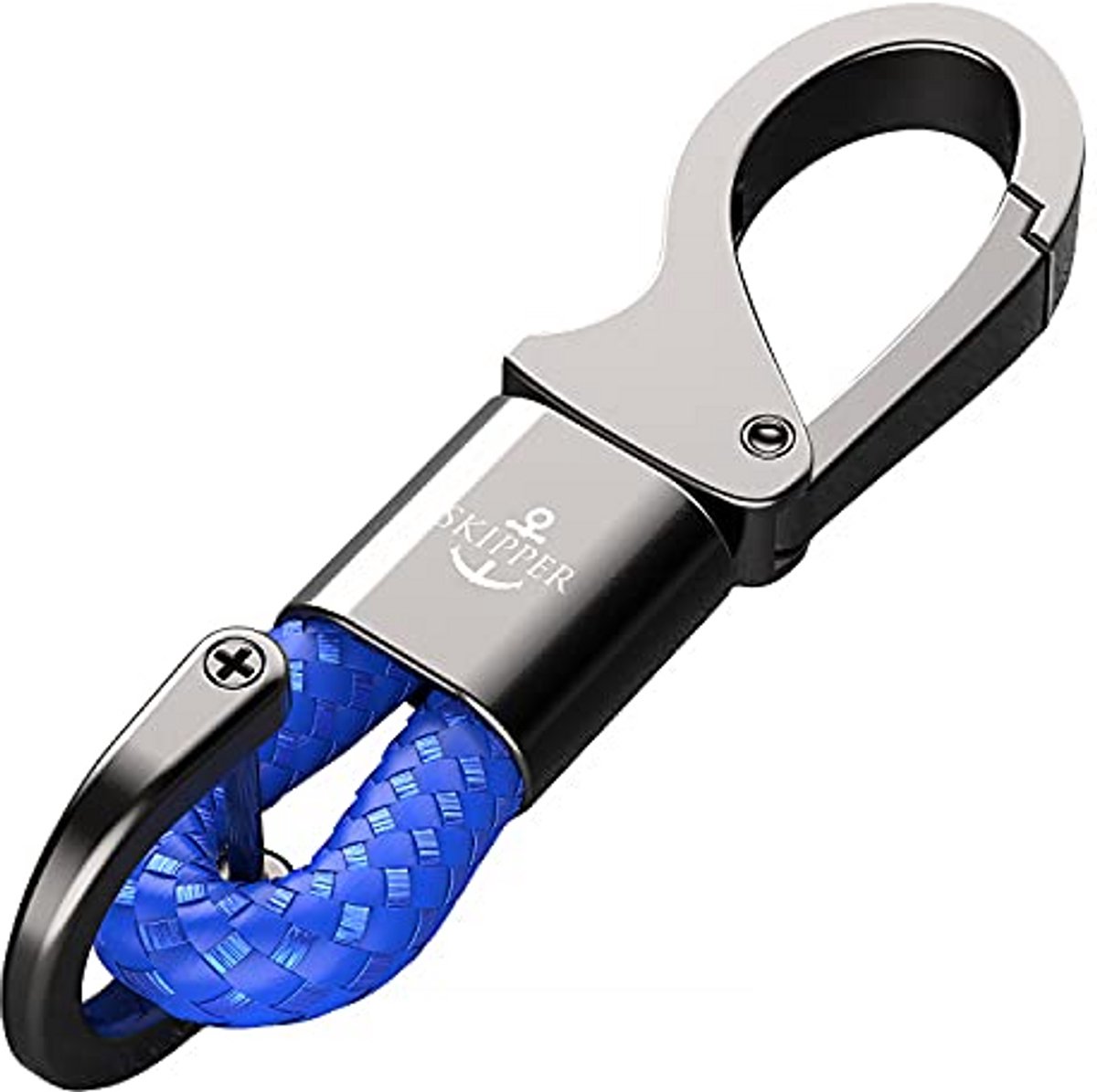 Karabijnhaak Sleutelhanger Imitatieleer Maritiem Design voor Vrouw en Man