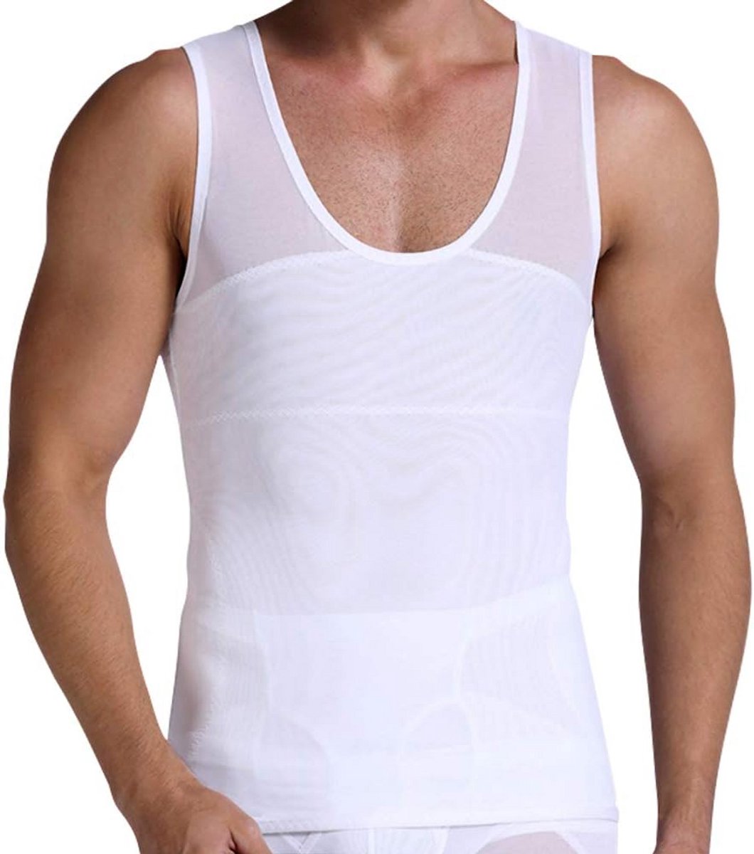 Heren Compressie Shirt Slim Shapewear Onderkleding