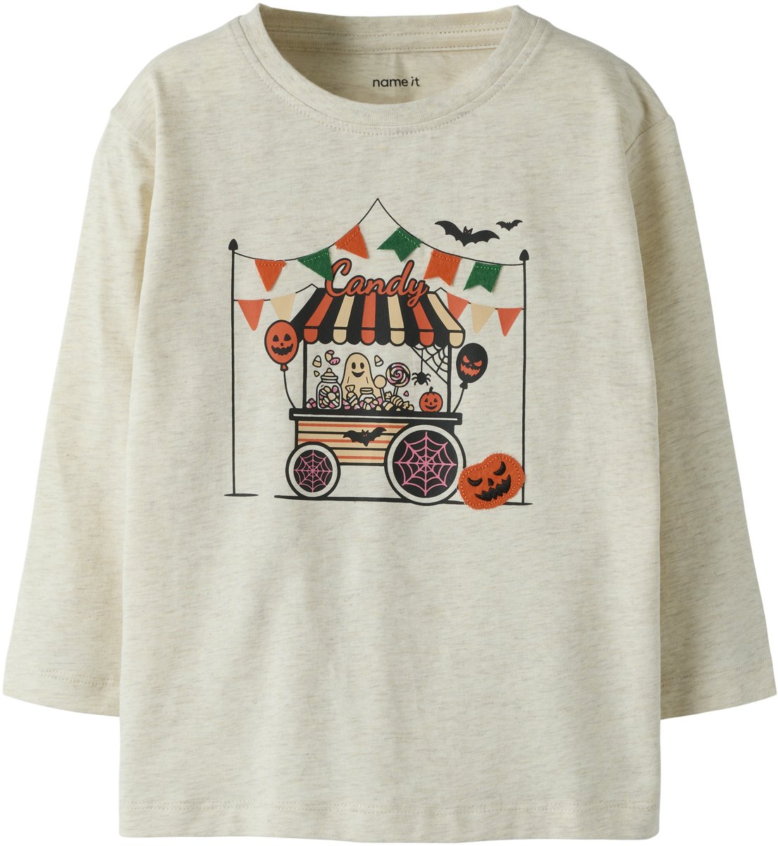 NAME IT - NMNOTTOLINE LS NREG TOP BOX - Unisex - Lange mouwen shirts