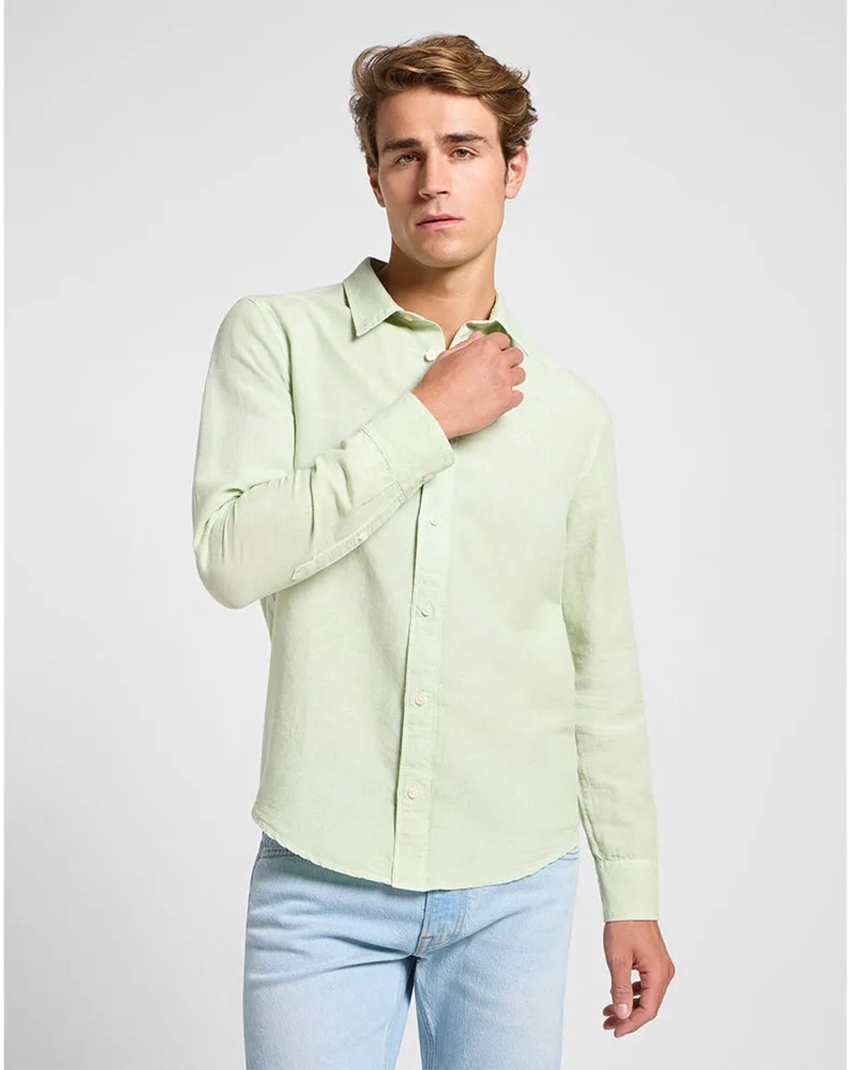 Lee Patch Overhemd Met Lange Mouwen S Man Soft Sage