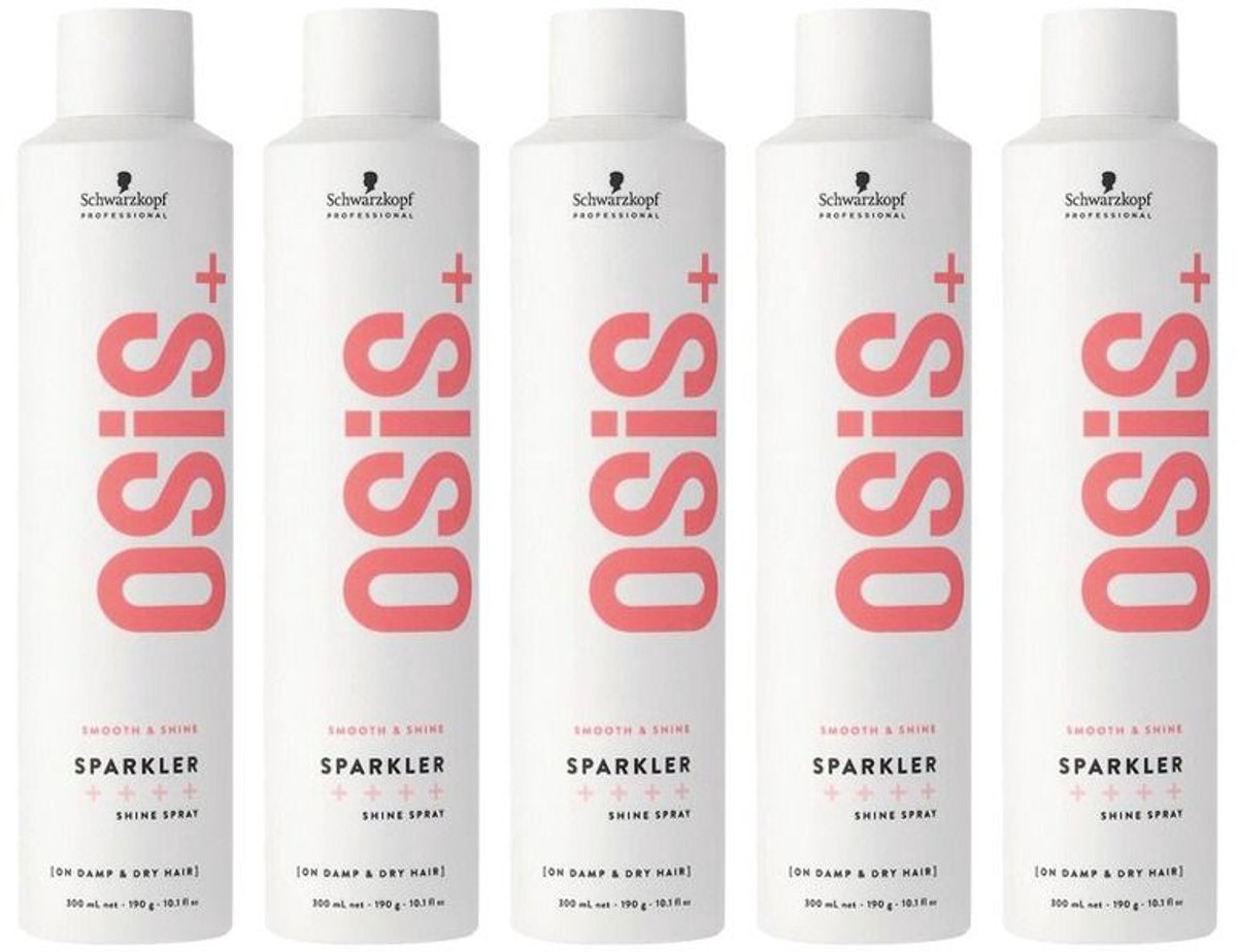 Schwarzkopf OSiS+ Sparkler - Shine Spray - voordeelverpakking - 5 x 300ml