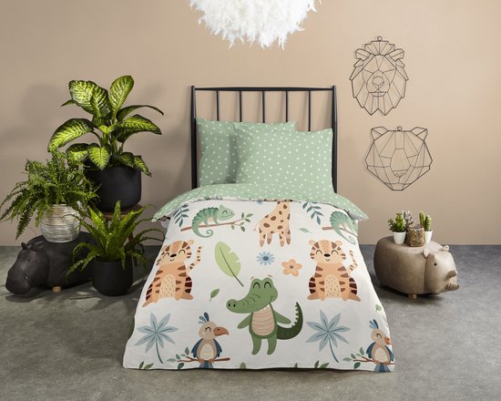 Duvet cover for cot baby 90x120 cm - Cotton duvet cover for child bed Set Duvet bag 90 x 120 cm And Pillowcase 60 x 40 cm Oeko-Tex