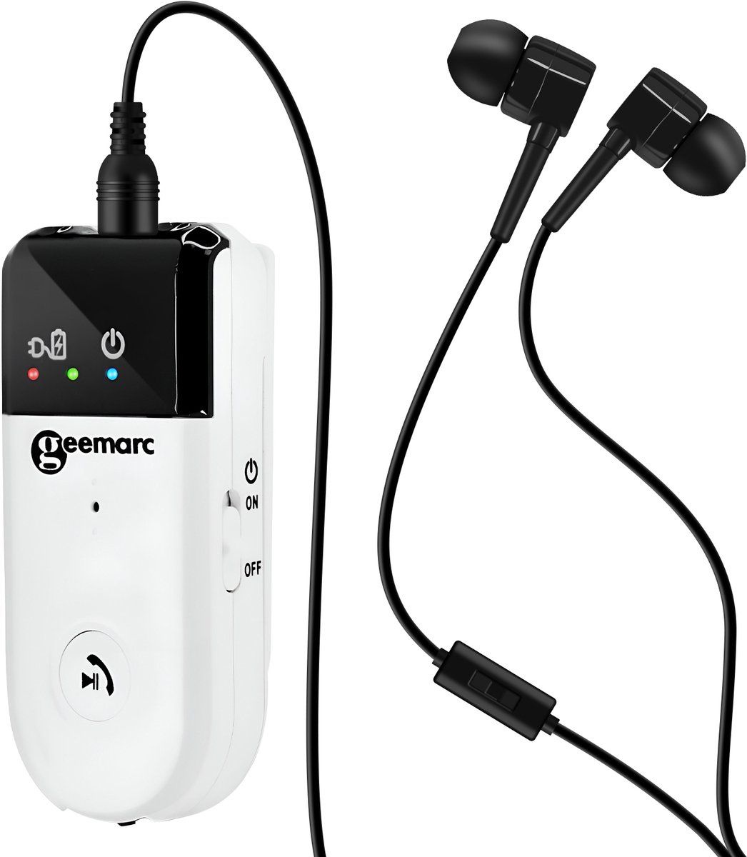Geemarc, Luisterversterker Voor Bluetooth Volume 30Db Ibt10, Wit