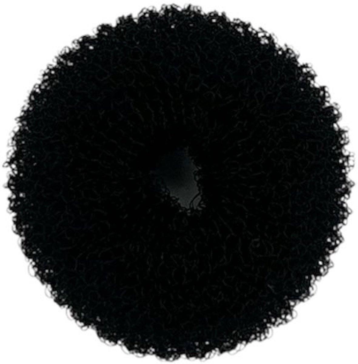Haardonut - knotrol - knot maken - zwart - klein