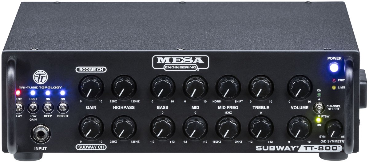 Mesa Boogie Mesa Boogie Subway TT-800 Head - Bass top