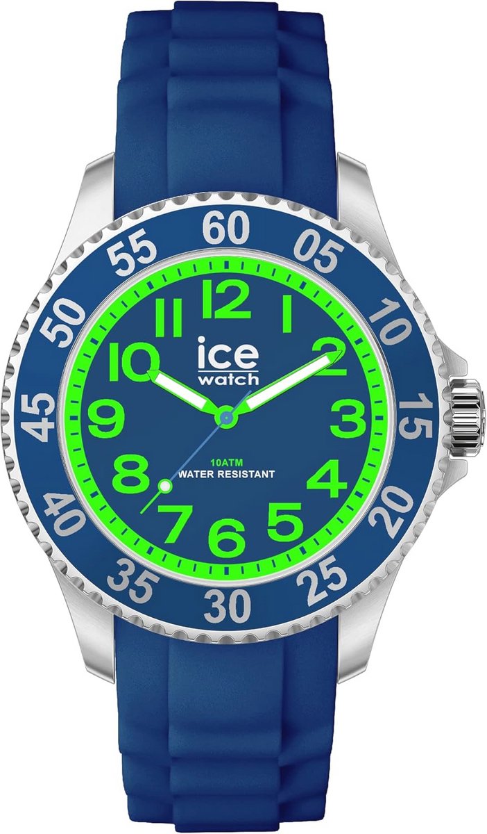 Zilveren Jongenshorloge met Siliconen Band - Ice-Watch Style