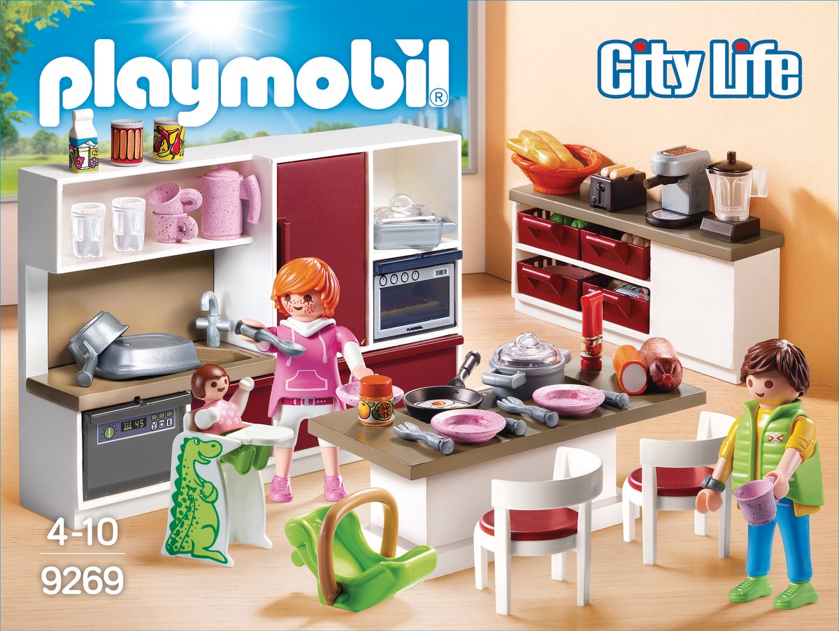 PLAYMOBIL City Life Leefkeuken - 9269 — afbeelding 14