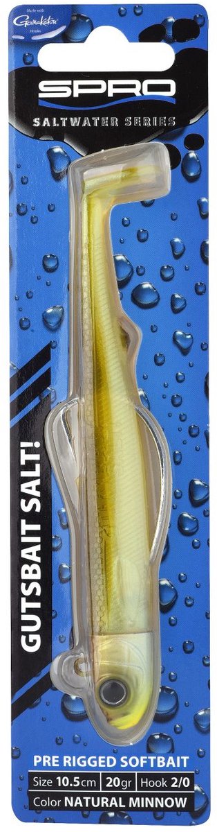 Spro Gutsbait Salt! Minnow - 8cm - 10g Natural Minnow 8cm Natural Minnow van Spro — afbeelding 2