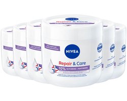 NIVEA Repair & Care Bodycrème Sensitive - 6 x 400 ml - Voordeelverpakking