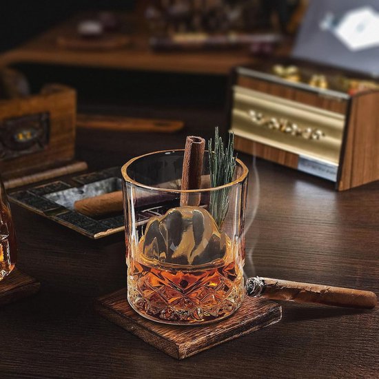 Heldere IJsbal Maker - 6,3 cm - Compact Ontwerp voor Whisky en Cocktails - 2 Stuks met Ijstong en Ijsdoos van Merkloos — afbeelding 5