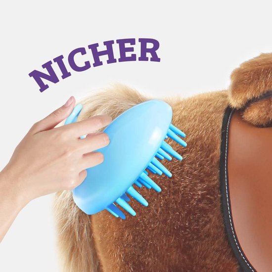 PonyCycle Unicorn Horse Toy Nutrition & Care Set, 5 Piece Assortment. Care Brush, Pet Brush, Carrot, Stickers, Name Plate, Girl Children Model U and Model van ponycycle — afbeelding 2