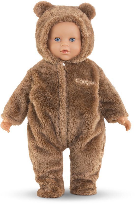 Corolle poppenkostuum bruin berenpak met capuchon - 42cm poppen. — afbeelding 5