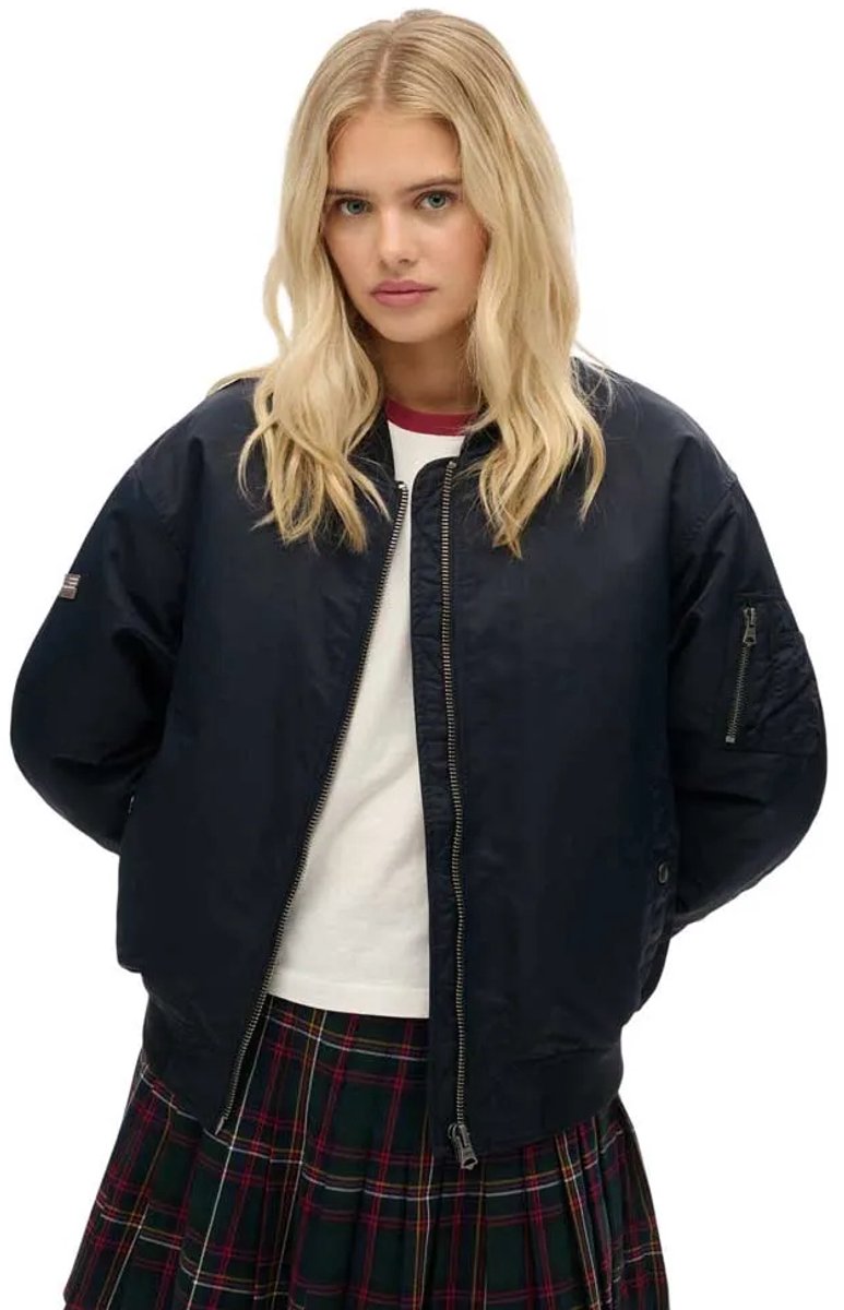 Superdry Ma1 Bomberjack M Vrouw Marineblauw