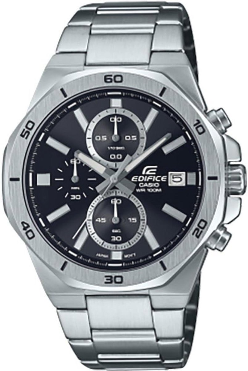 Analoge en Digitale Kwartshorloge met Roestvrijstalen Armband - Modern Zilver