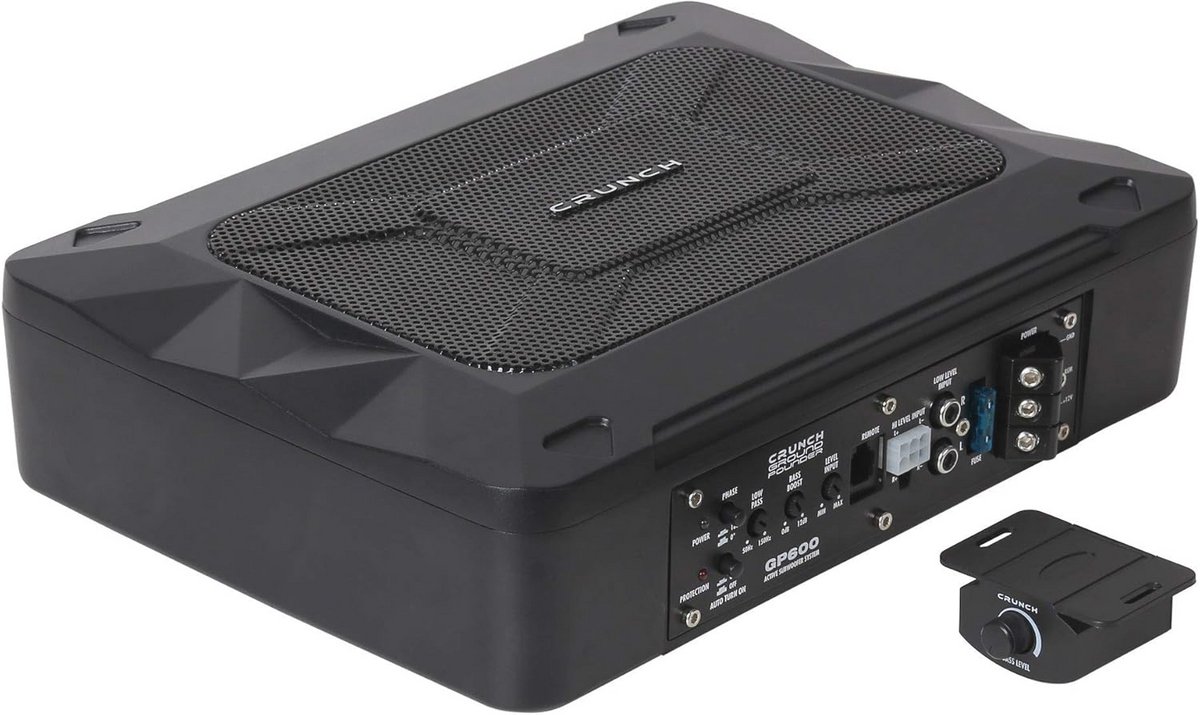 Actieve auto-subwoofer 200W voor krachtige basgeluiden