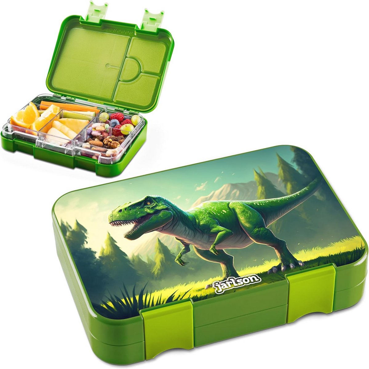 Bento Lunchbox voor Kinderen met Vakken - Lekvrij Snackdoos voor School en Peuters