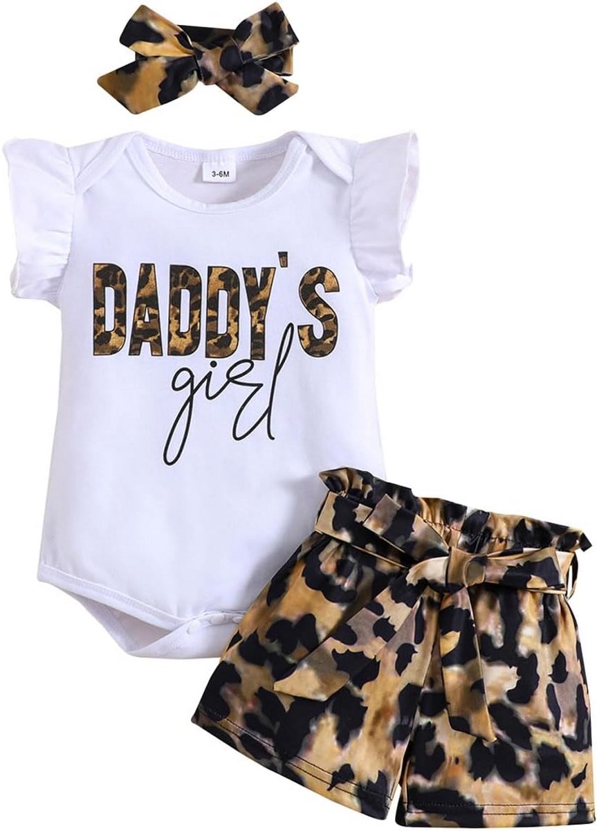 Schattige Baby Meisjes Kleding Set Romper en Rok voor Zomer