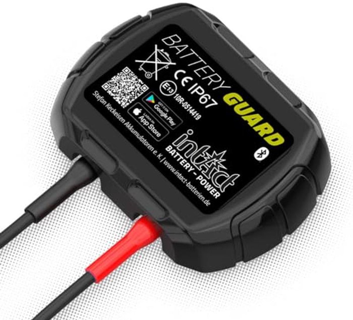 Batterijmonitor voor Bluetooth-bewaking van 12V lood- en lithiumbatterijen met temperatuurweergave en pushmelding