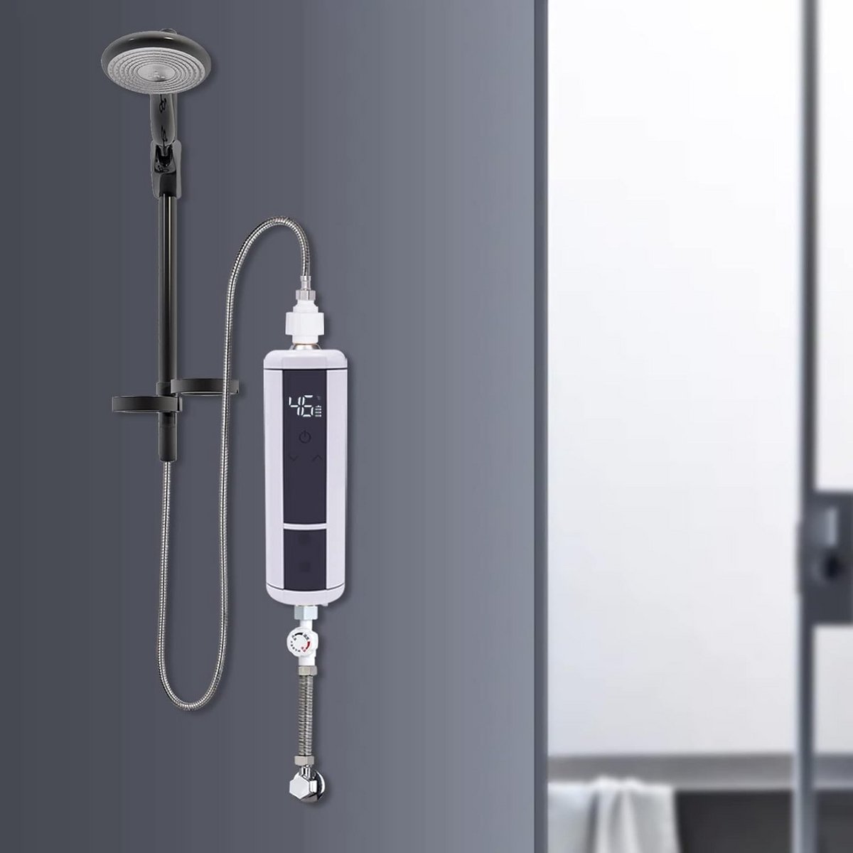 Direct Verwarmd Water Boiler 3500W met LED Display voor Keuken en Badkamer