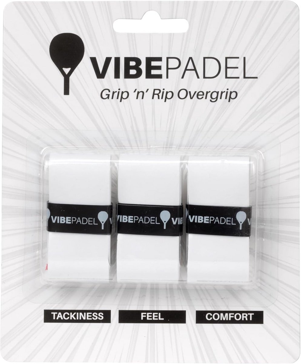 Antislip Padel Overgrip Set - Extra Plakkerig & Zweetabsorberend voor Padel, Squash en Badminton Rackets