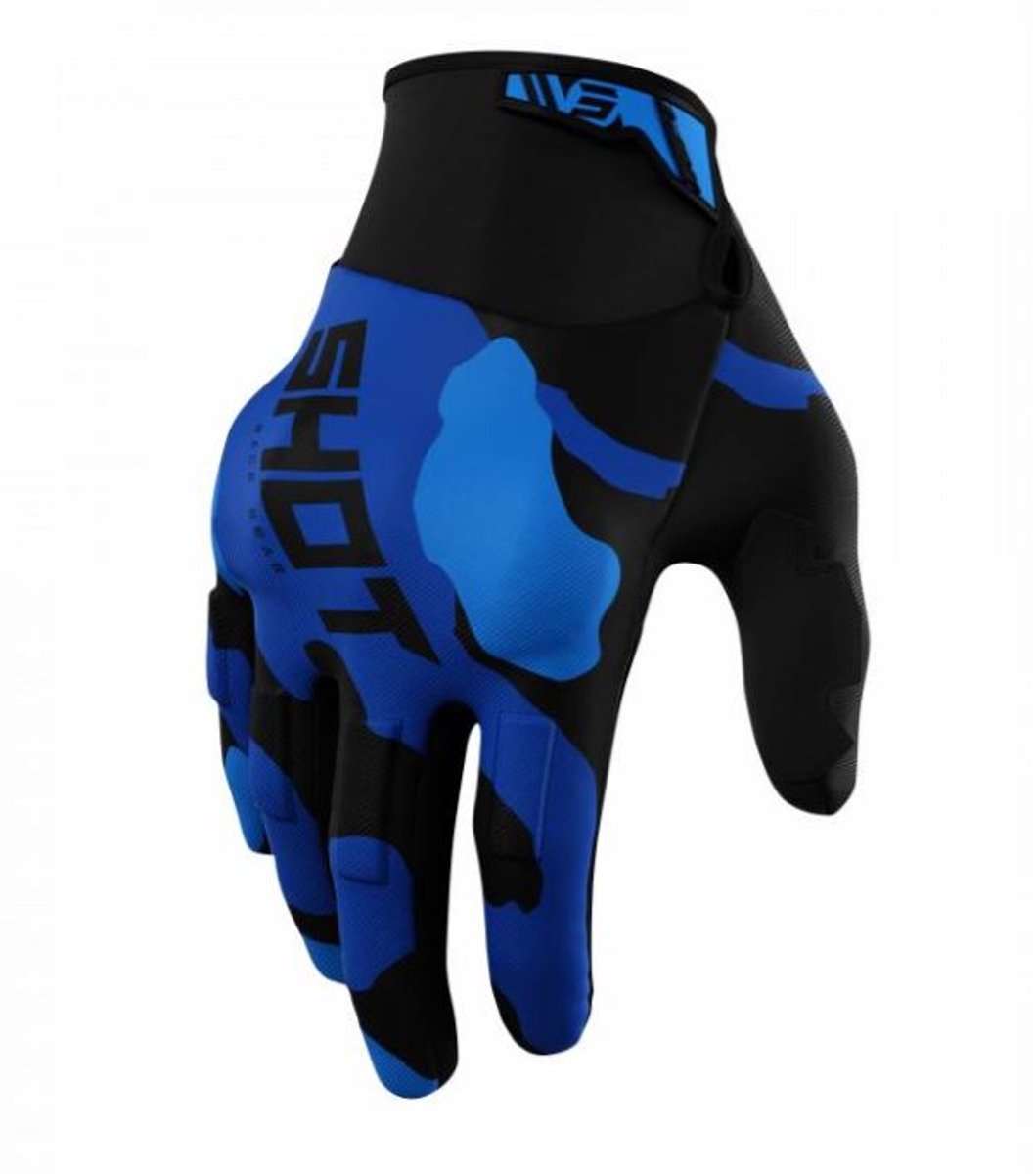 SHOT Drift Camo Blauw - Handschoen