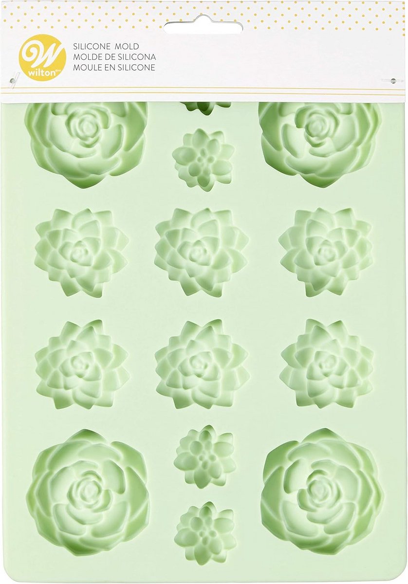 Siliconen vorm voor snoepdecoraties in groen - ideaal voor taarten en cupcakes