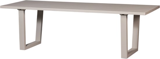 WOOOD Bear Tuintafel - Aluminium - Zand - 75x240x87