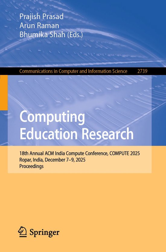 Springer Nature Proceedings Computer Science - Computing Edu ... - cover