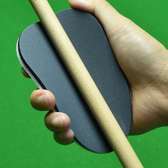 Allecta - Biljartkeu polijstdoek en sponspad voor onderhoud van schacht - Schuurpapier voor soepel keuspel - Billiard accessoires - Onderhoudsset — afbeelding 3