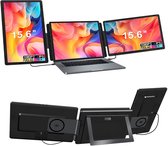 Virello® Infinity 15,6’’ - Portable Monitor - Inclusief Beschermhoes - Draagbaar Beeldscherm - Draagbare Monitor - Full HD - IPS - Grijs - 2 jaar garantie