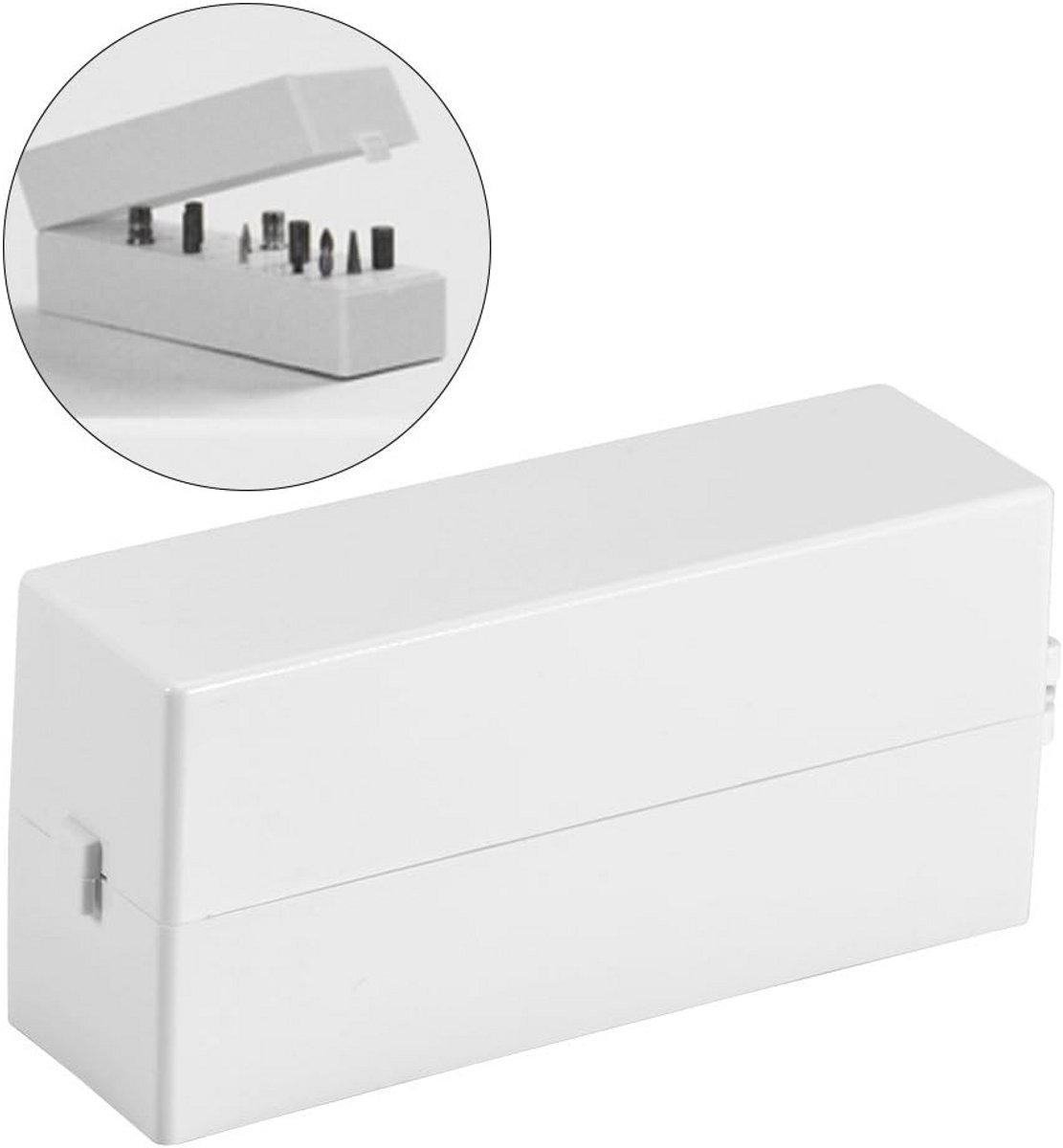 Opbergdoos voor Nagelboren en Slijpkoppen - Manicure Bit Organizer