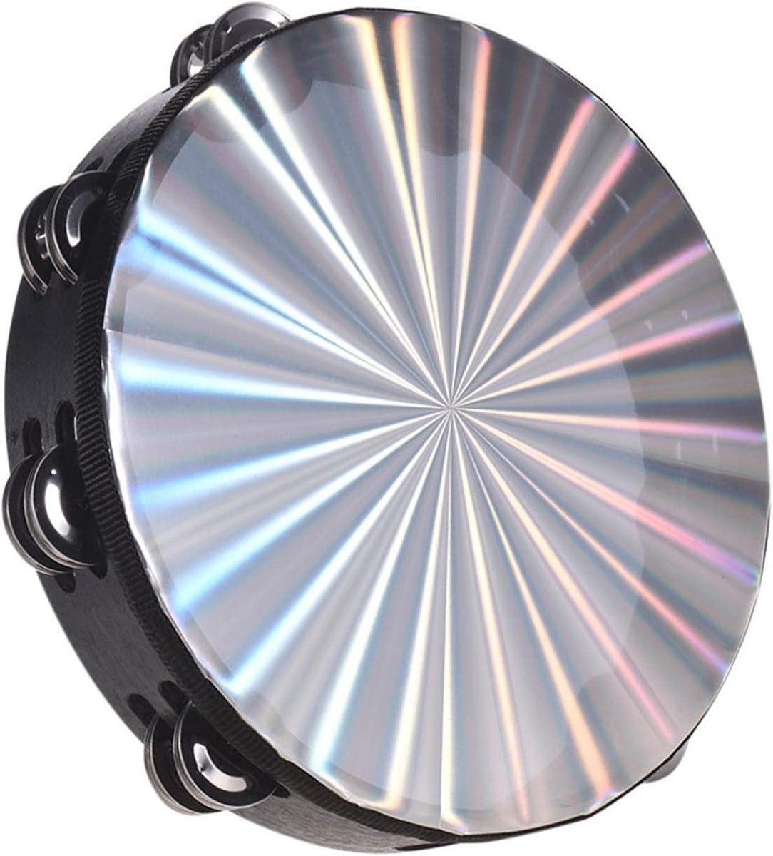 Hand Drum 10 Inch Houten Stralende Tamboerijn met Dubbele Rij Klemmen