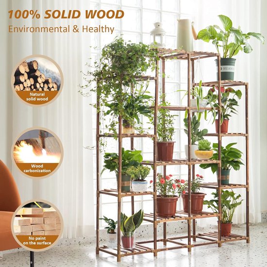 30 Stuks Houten Plantenlabels + 1 Marker – 10x6 Cm, Herbruikbaar, Voor Tuinieren, Bloemen En Kruiden
