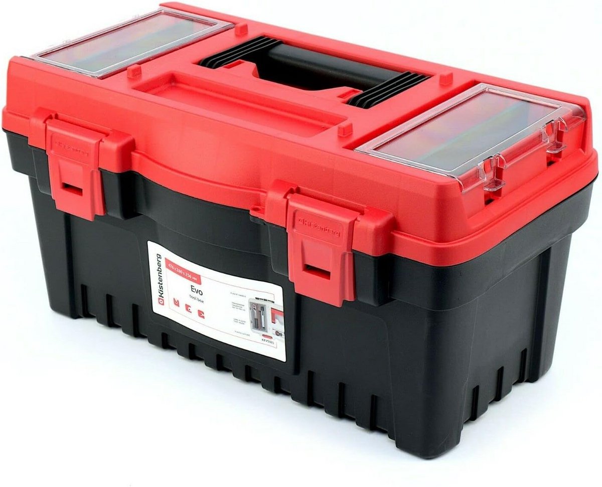 Gereedschapskoffer met Organizer en Ergonomische Handgreep - Werkplaatskist voor Gereedschap