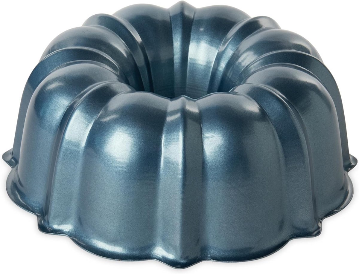 Gegoten Aluminium Bundt Bakvorm voor Cake, Twilight Blauw