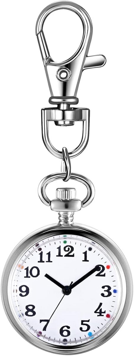 Clip-on Zakhorloge met Karabijnhaak voor Dokters en Verpleegkundigen