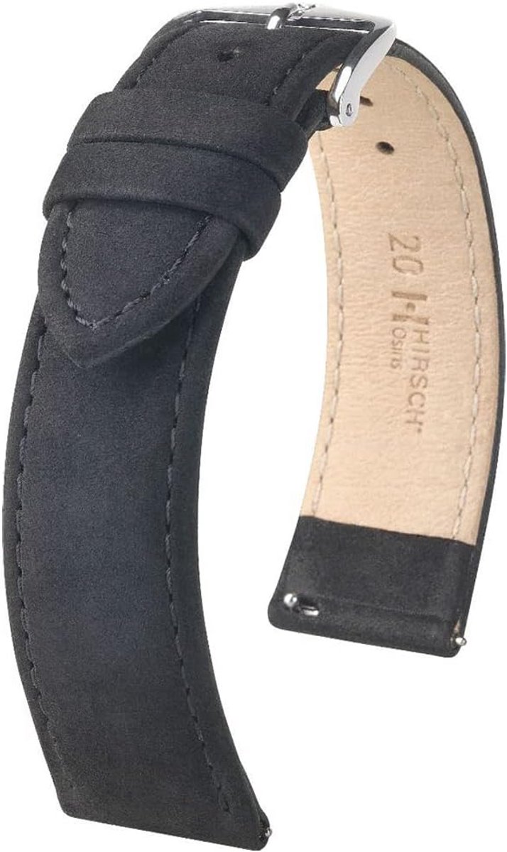 Luxe Horlogeband Nubuck Kalfsleer - Eenvoudig te Verwisselen