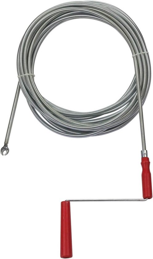 Pijpreinigingsspiraal 7.5 Meter MEISTERFAKTUR Pijpreinigingskabel Met Metalen Trommel, 15m 2024 De Beste Meisterfaktur Afvoerspiraal 7.5 M