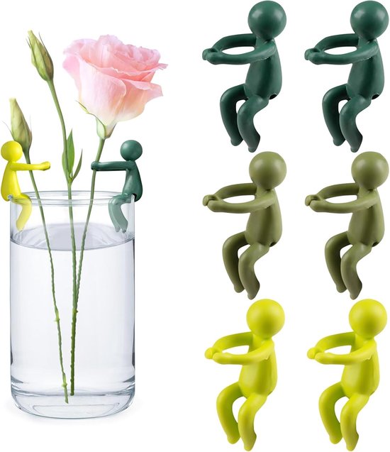 6-delige plantensteun set – Plant Propagation Buddy – decoratieve klemmen voor stekken...