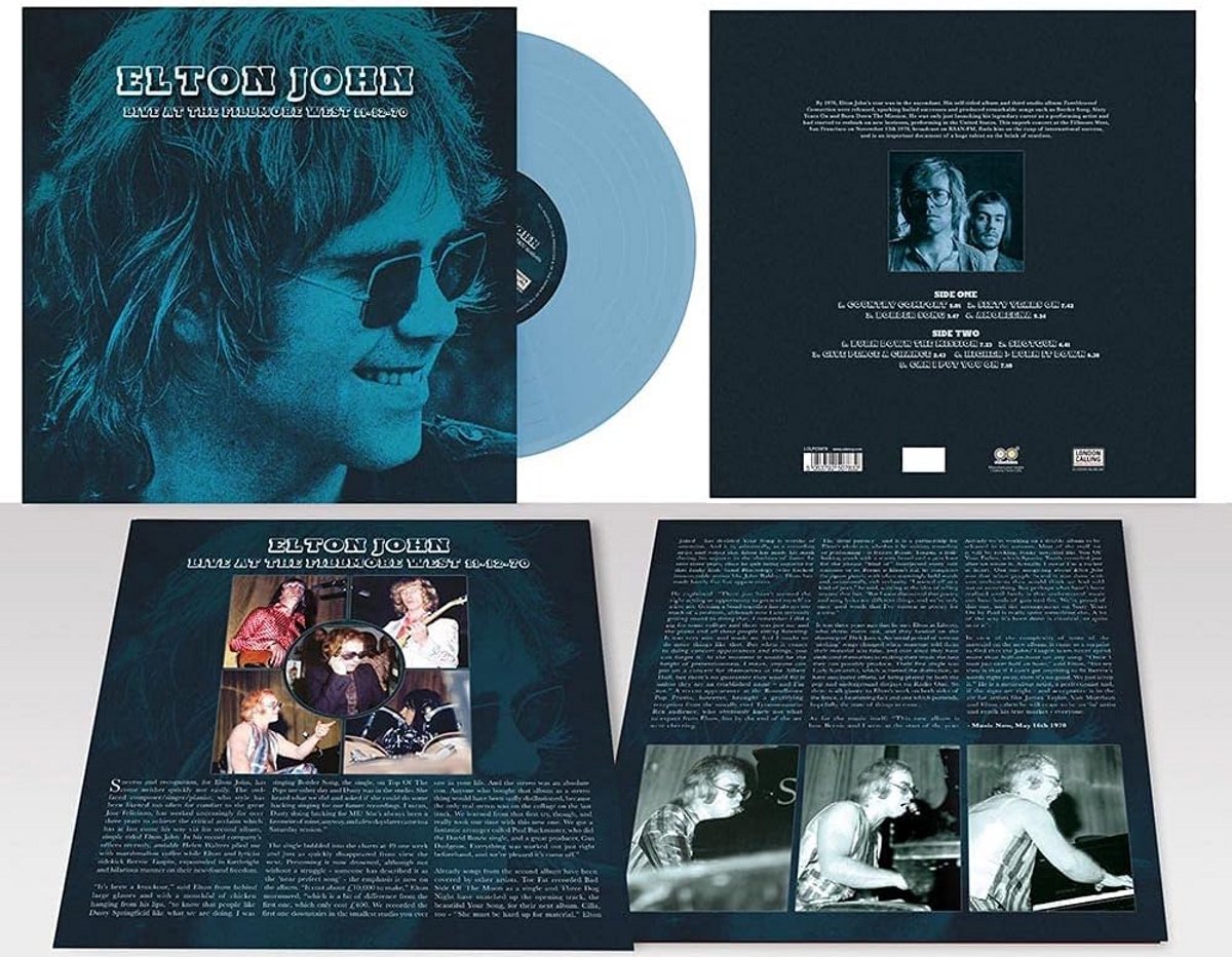 Live At The Fillmore West 11-12-1970 - Limited Edition Lichblauw Vinyl